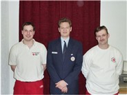 Gewählte Bereitschaftsleitung 2010 vl. Thorsten Hertel, Timo Zweigart, Peter Strecker